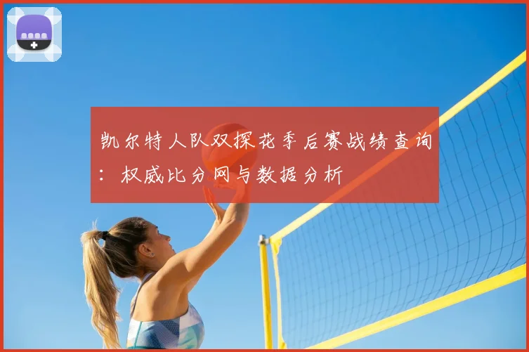 凯尔特人队双探花季后赛战绩查询：权威比分网与数据分析